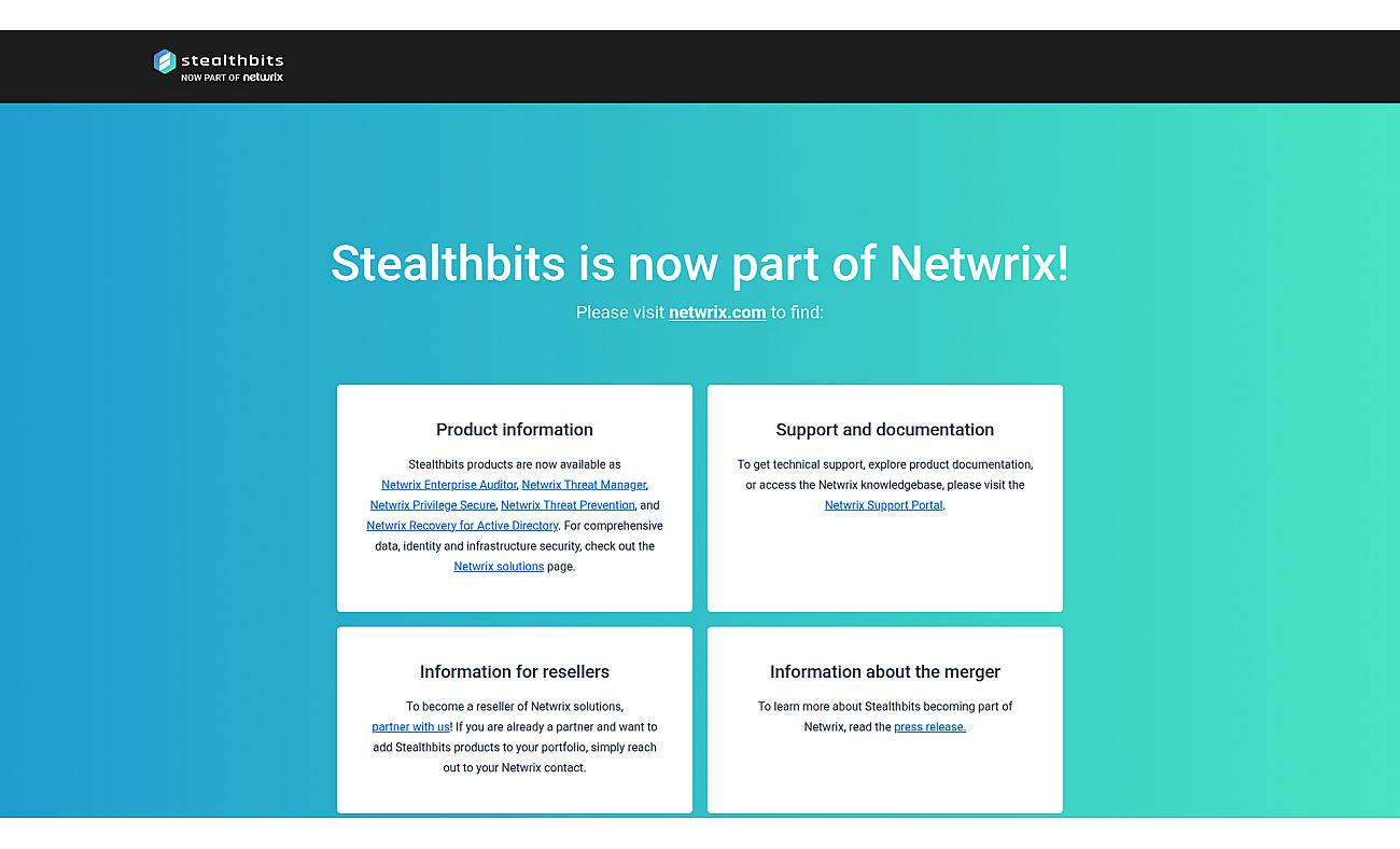 Stealthbits screenshot