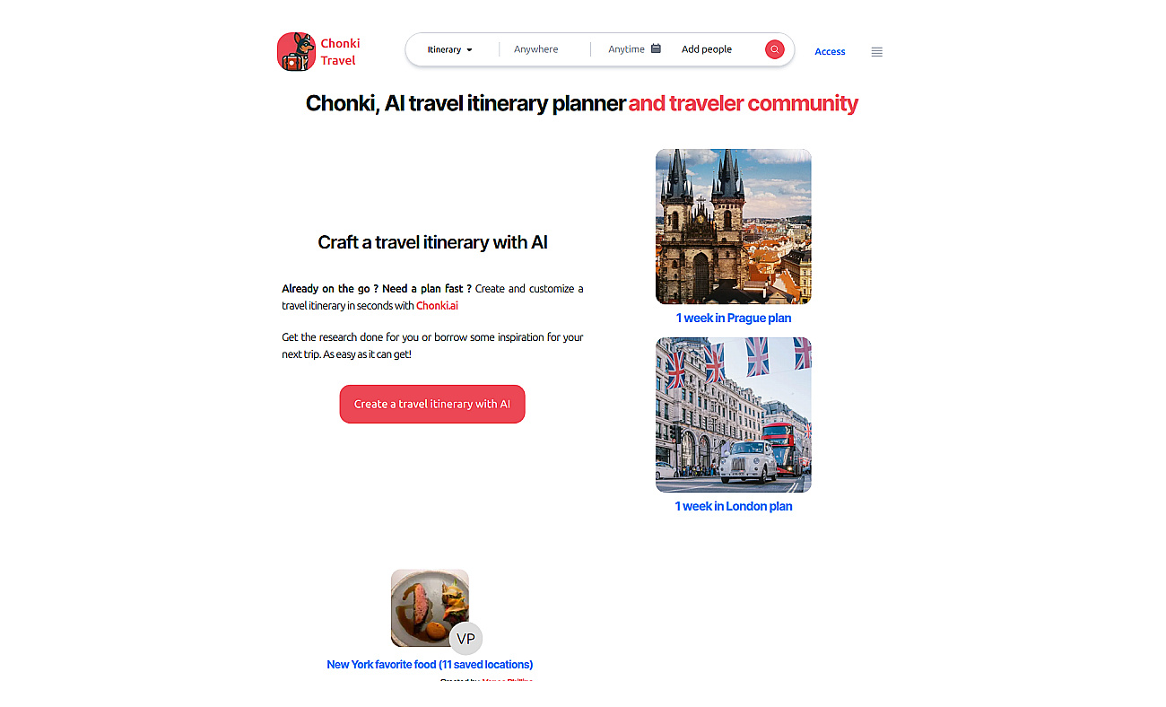 Chonki.ai screenshot