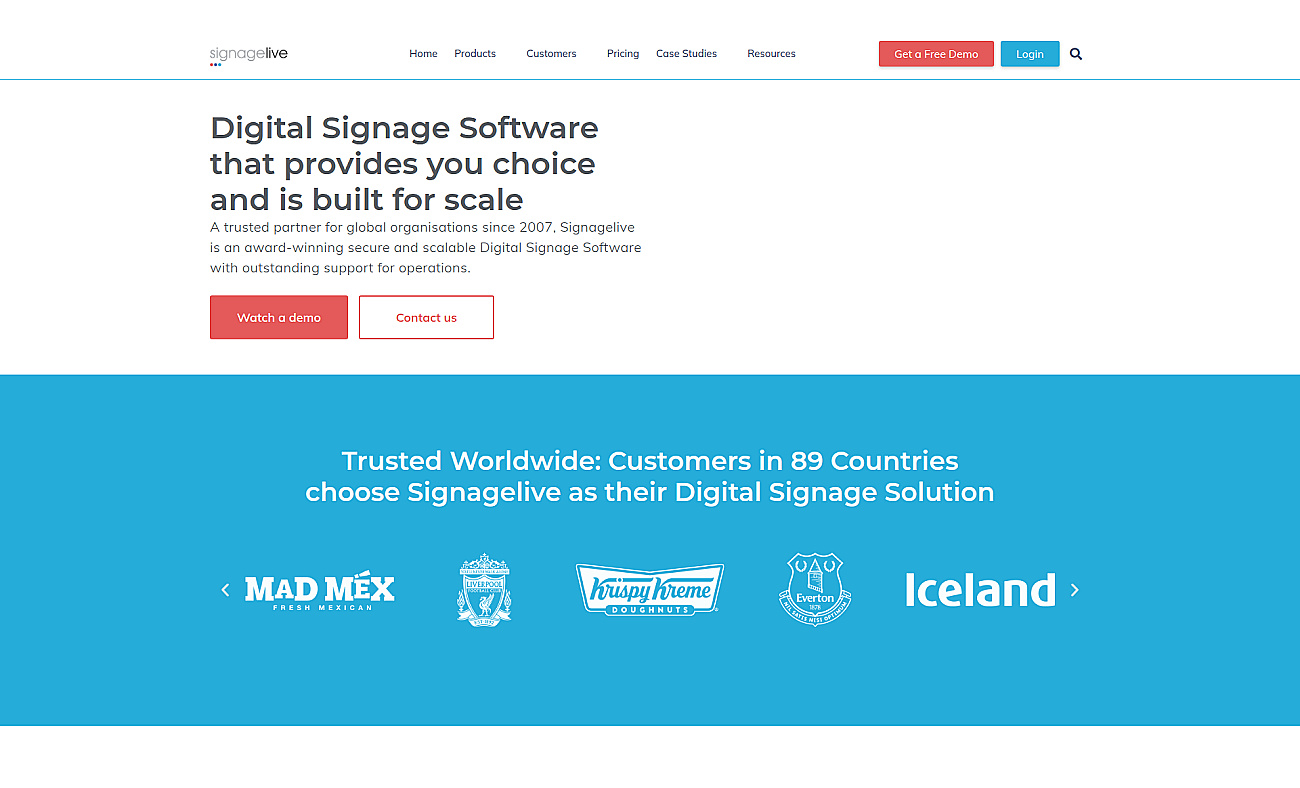 Signagelive screenshot