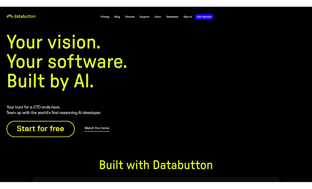 Databutton screenshot