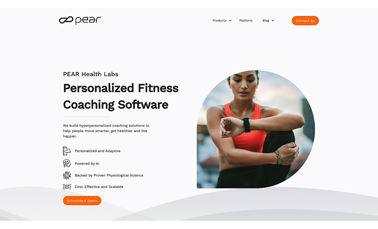 pearsports.com screenshot
