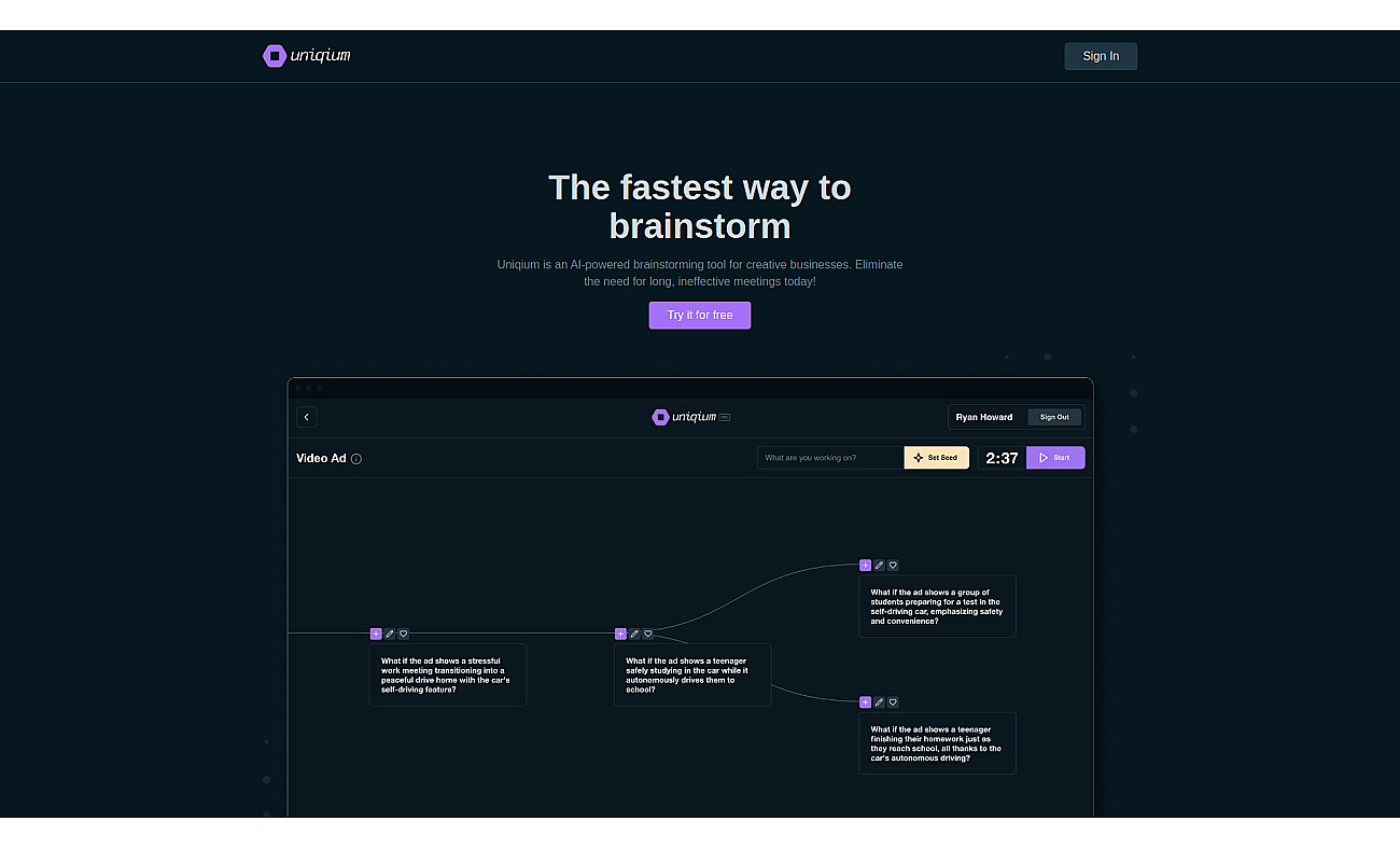 Brainstorm Buddy screenshot