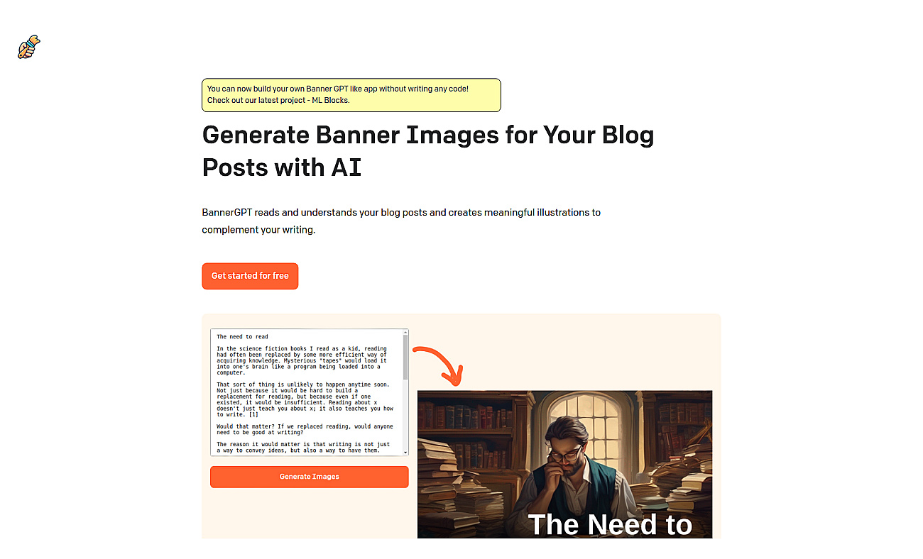 BannerGPT screenshot