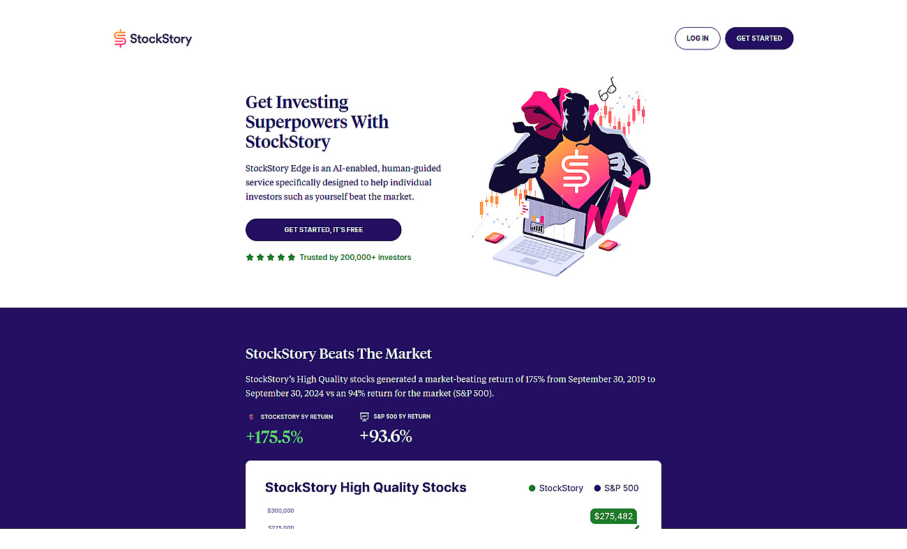 StockStory screenshot