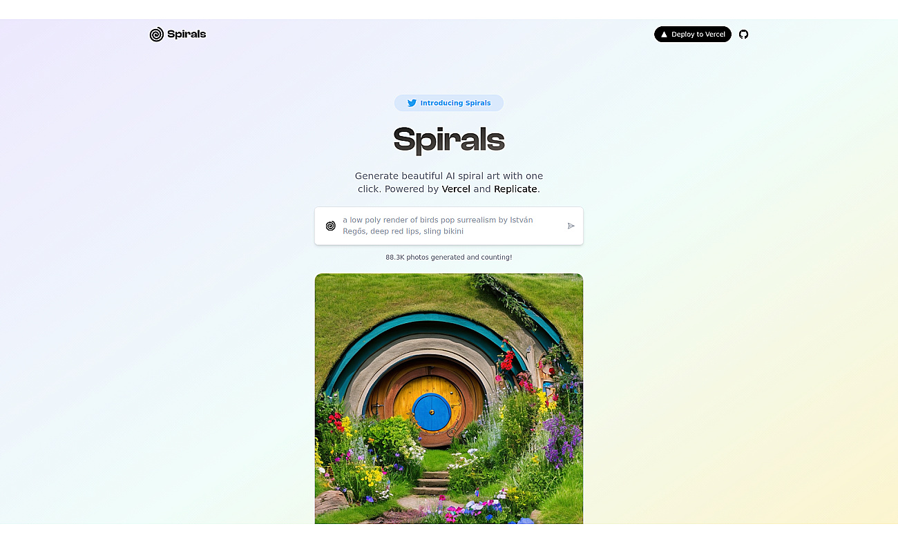 Spirals screenshot