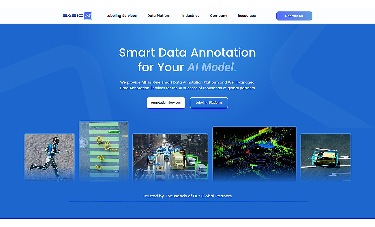 BasicAI Cloud screenshot