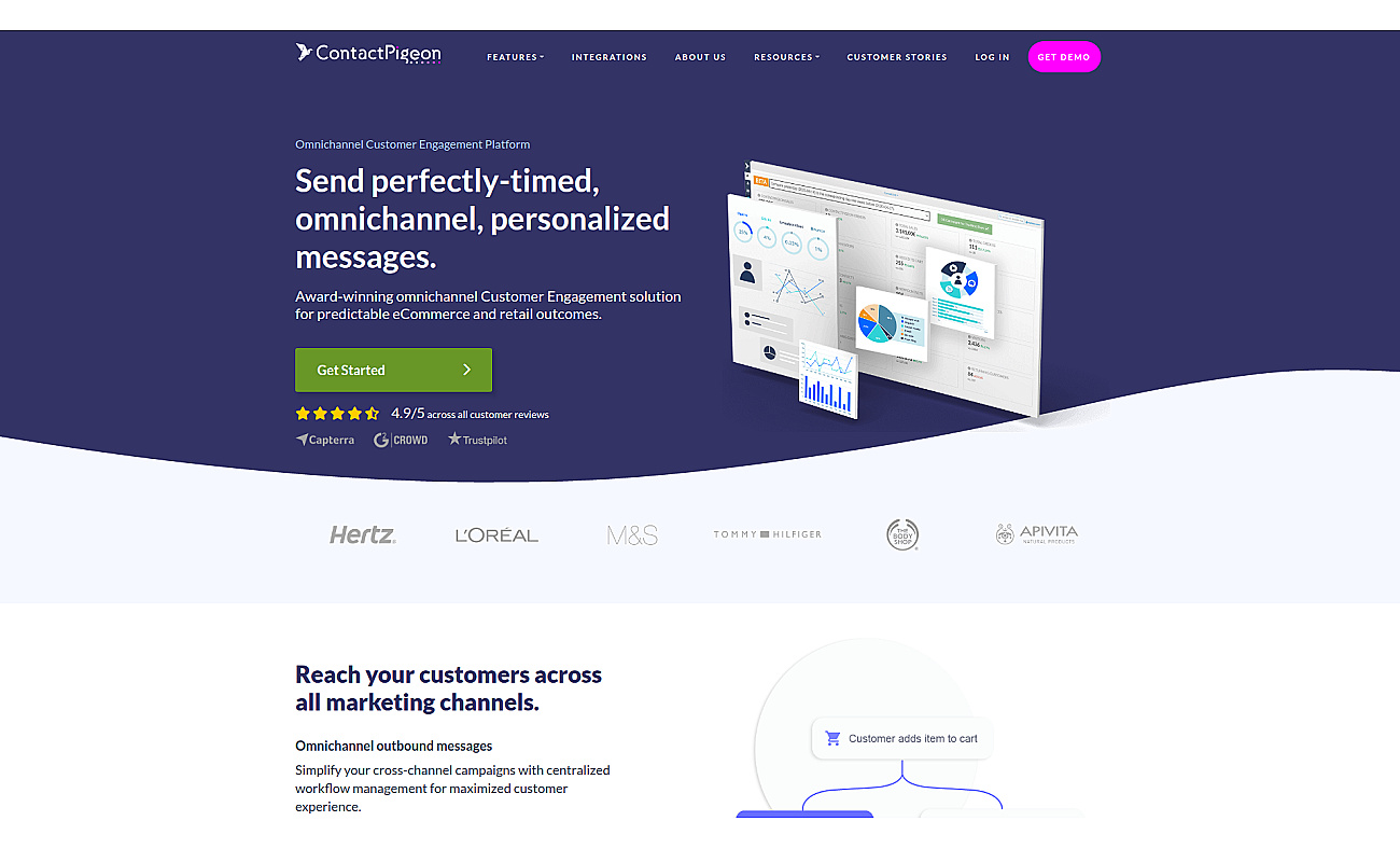 ContactPigeon screenshot