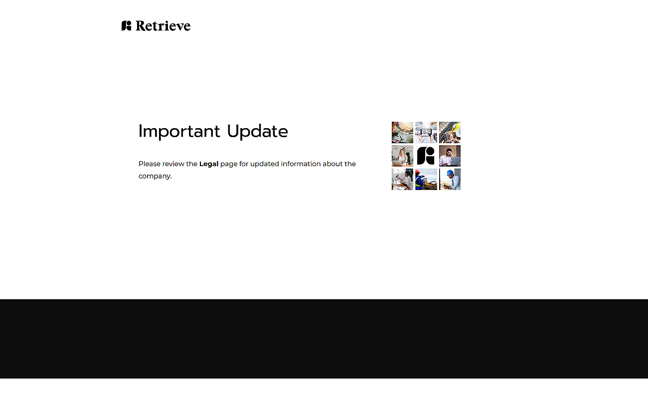 retrieve.com screenshot