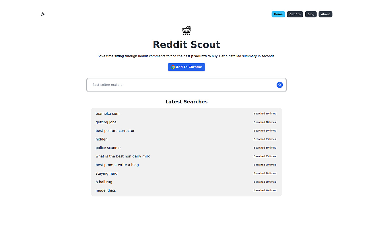 Reddit Scout screenshot