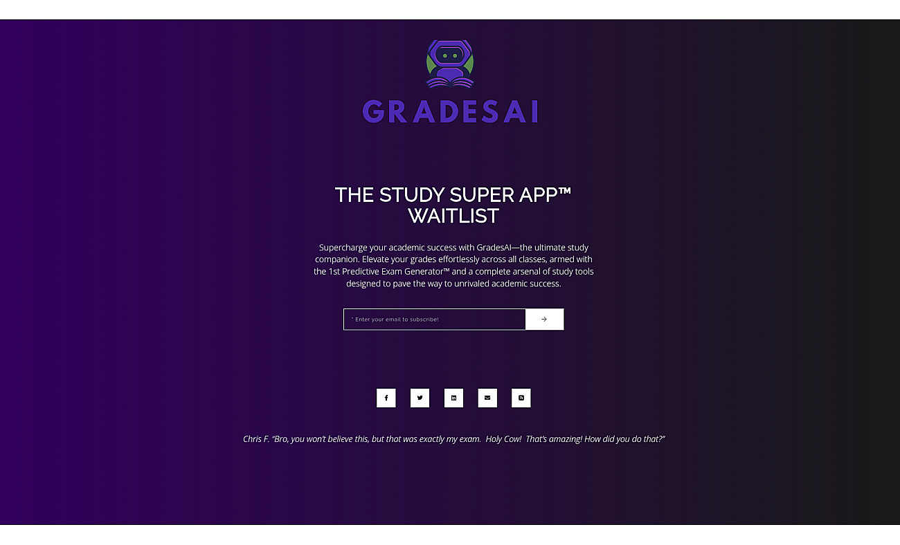 GradesAI screenshot