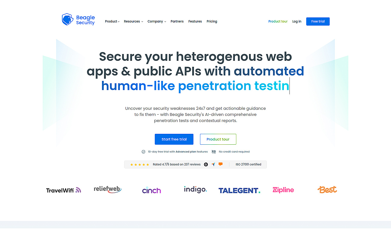 Beagle Security screenshot