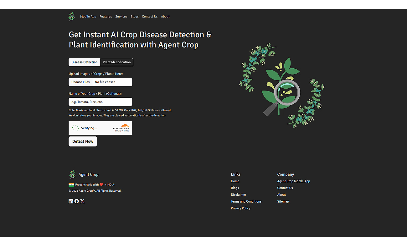 Agent Crop screenshot
