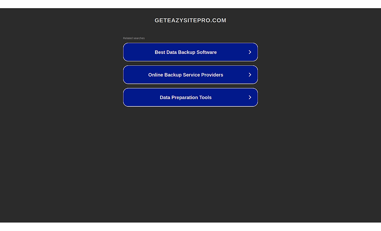 EazySitePro screenshot