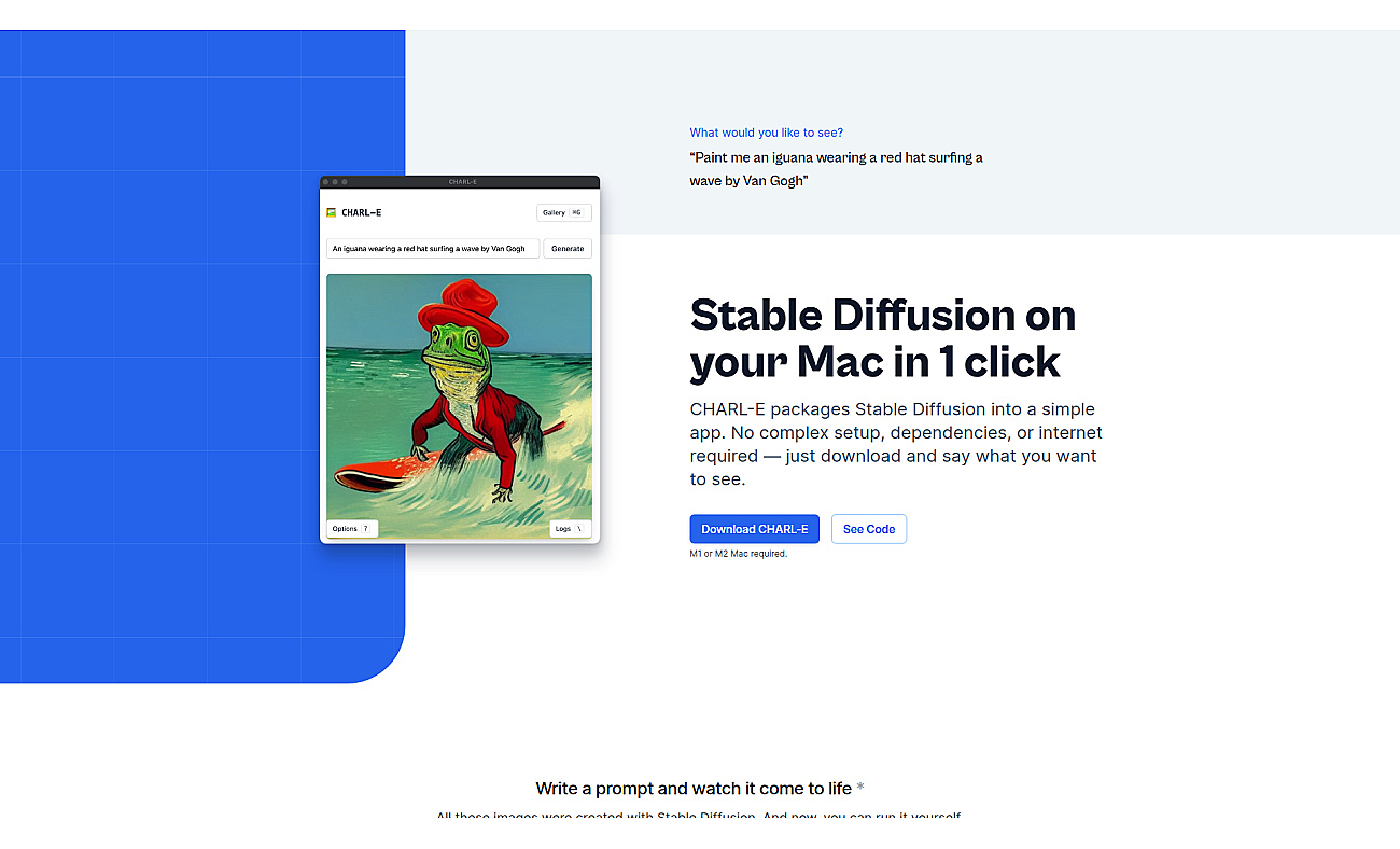 Charl-E screenshot