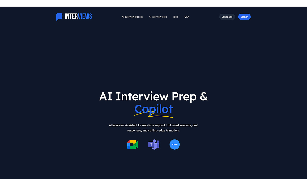 Interviews chat screenshot