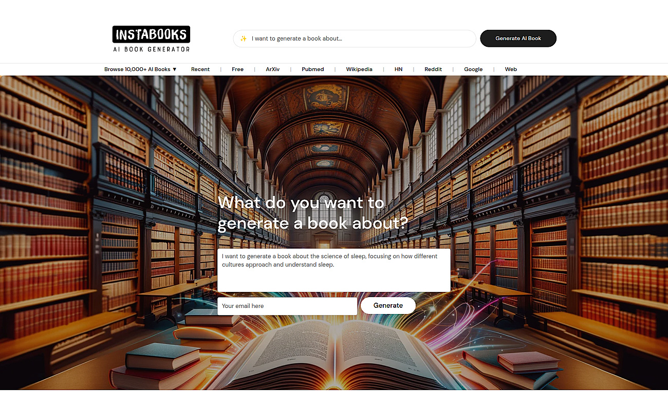 Instabooks screenshot