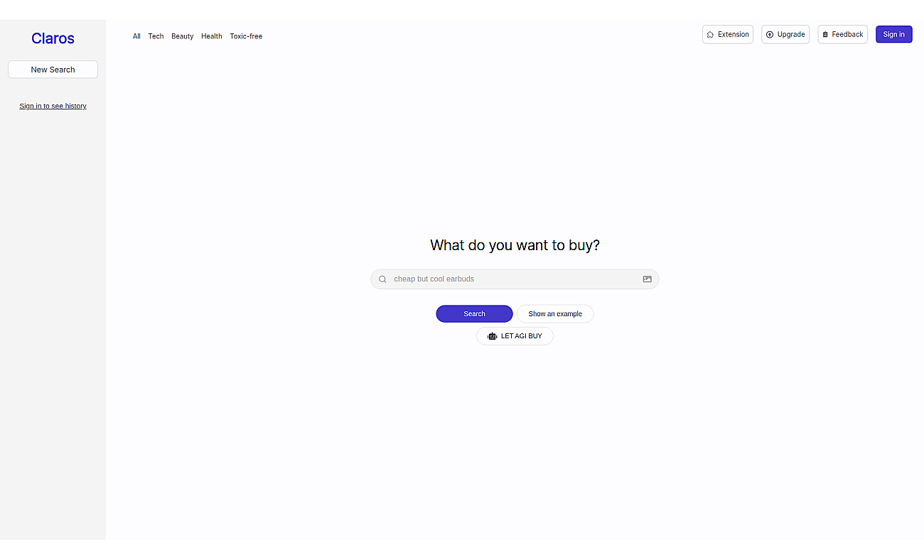 ChatGPT AI Product Finder screenshot