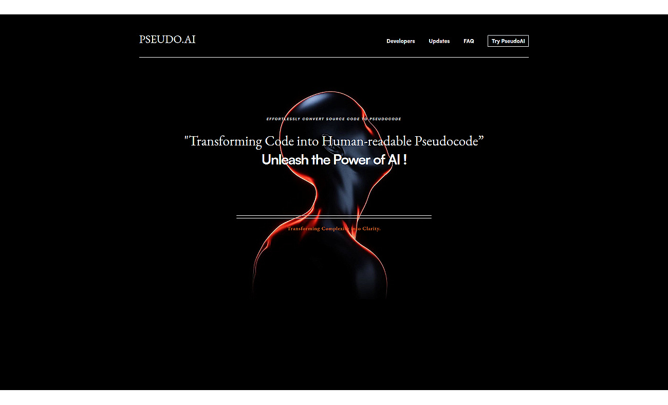 PSEUDO.AI screenshot