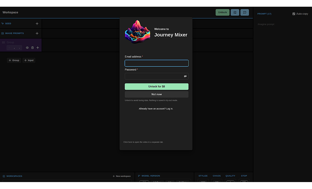 Journey Mixer screenshot