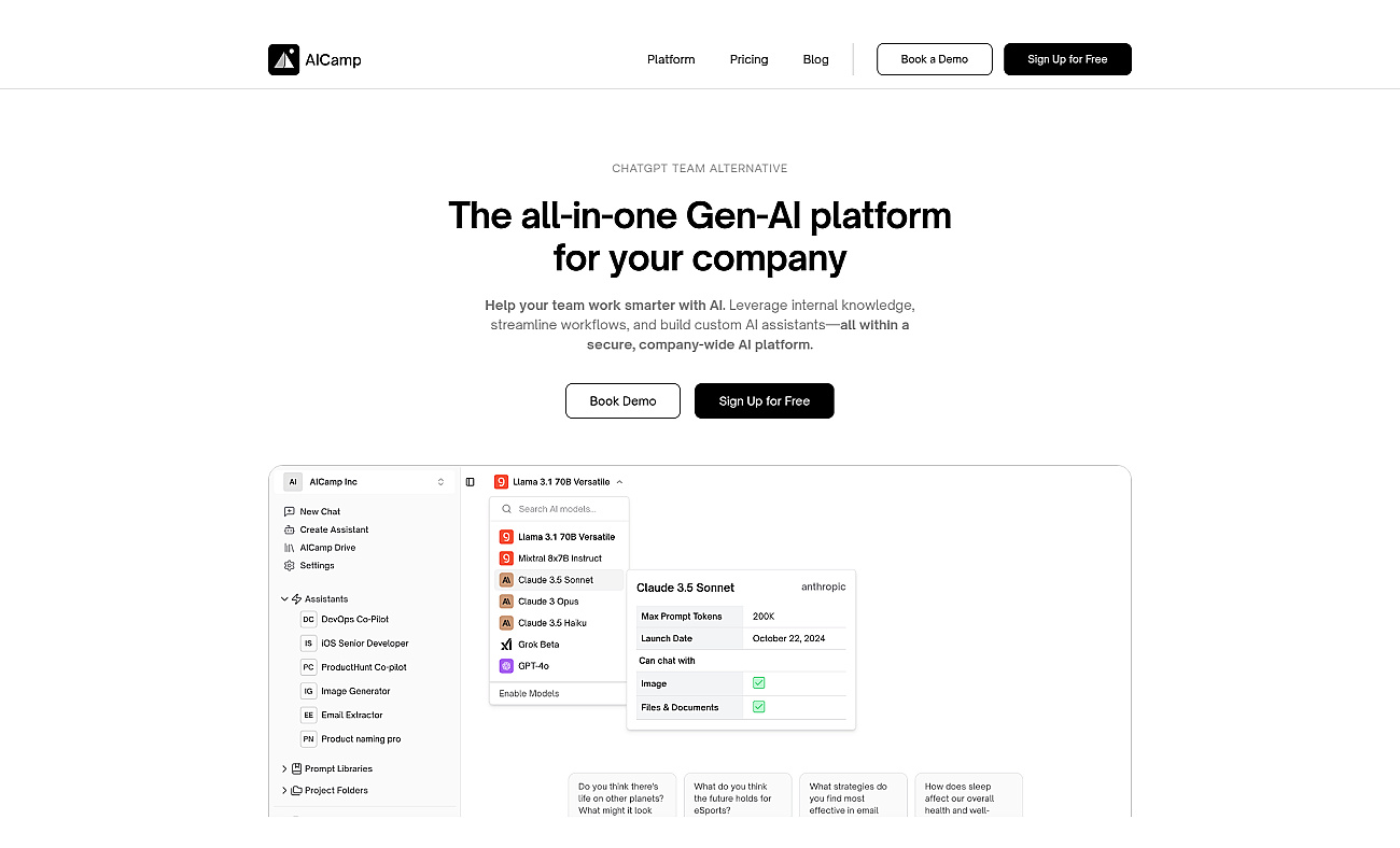 AICamp screenshot