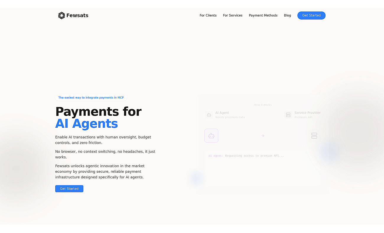 Fewsats screenshot