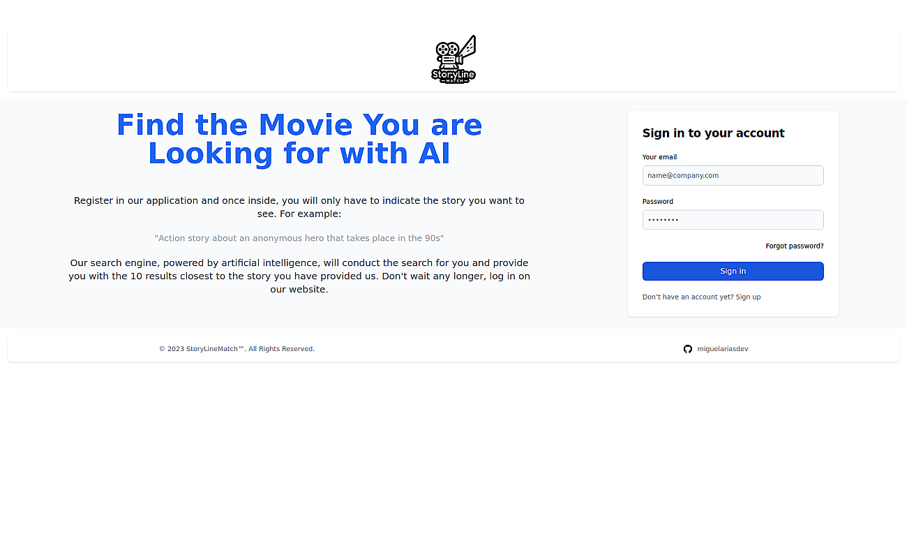 StoryLineMatch screenshot