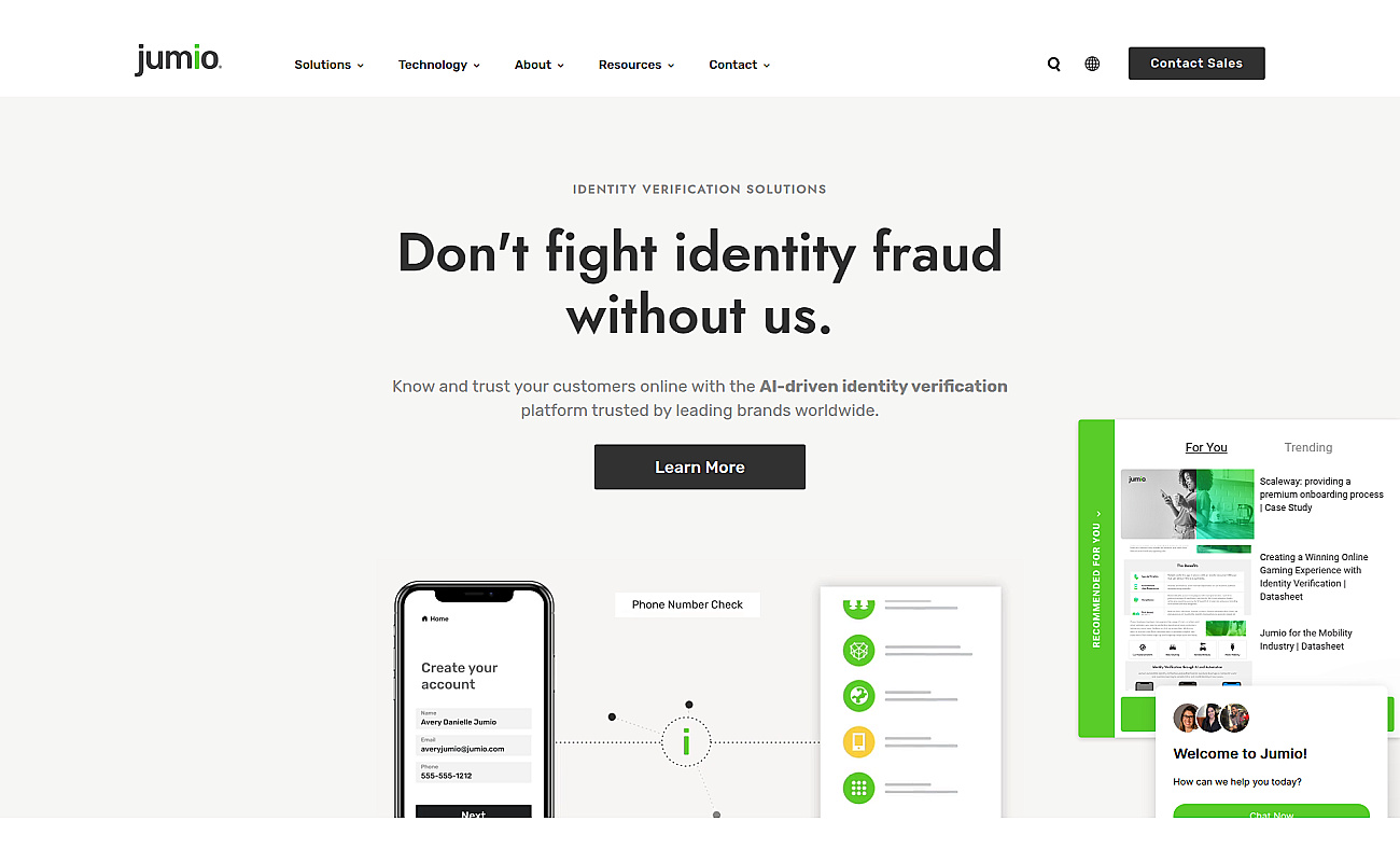 Jumio screenshot