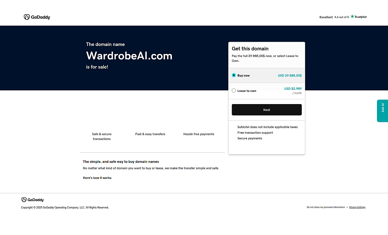 WardrobeAI screenshot