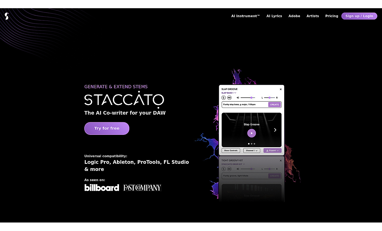Staccato screenshot