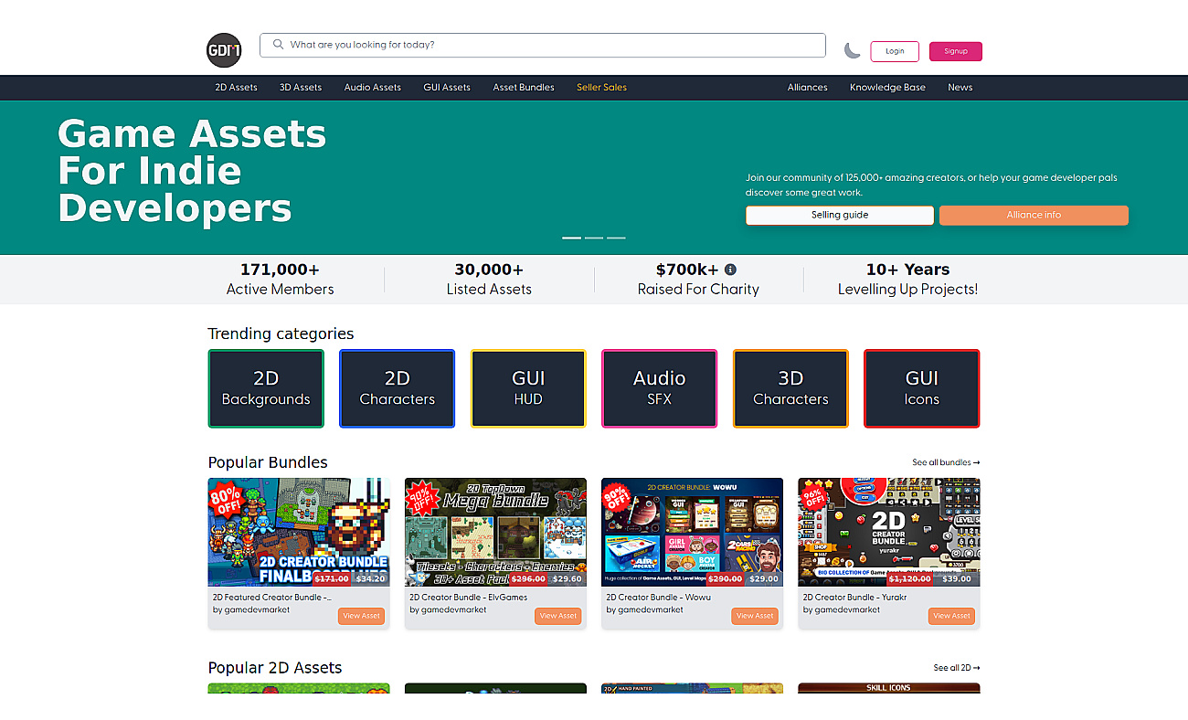 GameDev Market screenshot