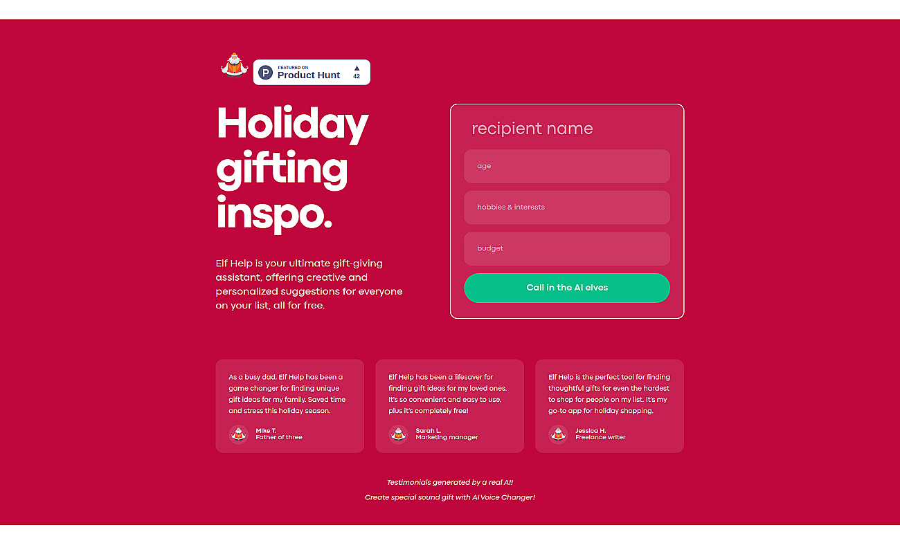Elf Help screenshot