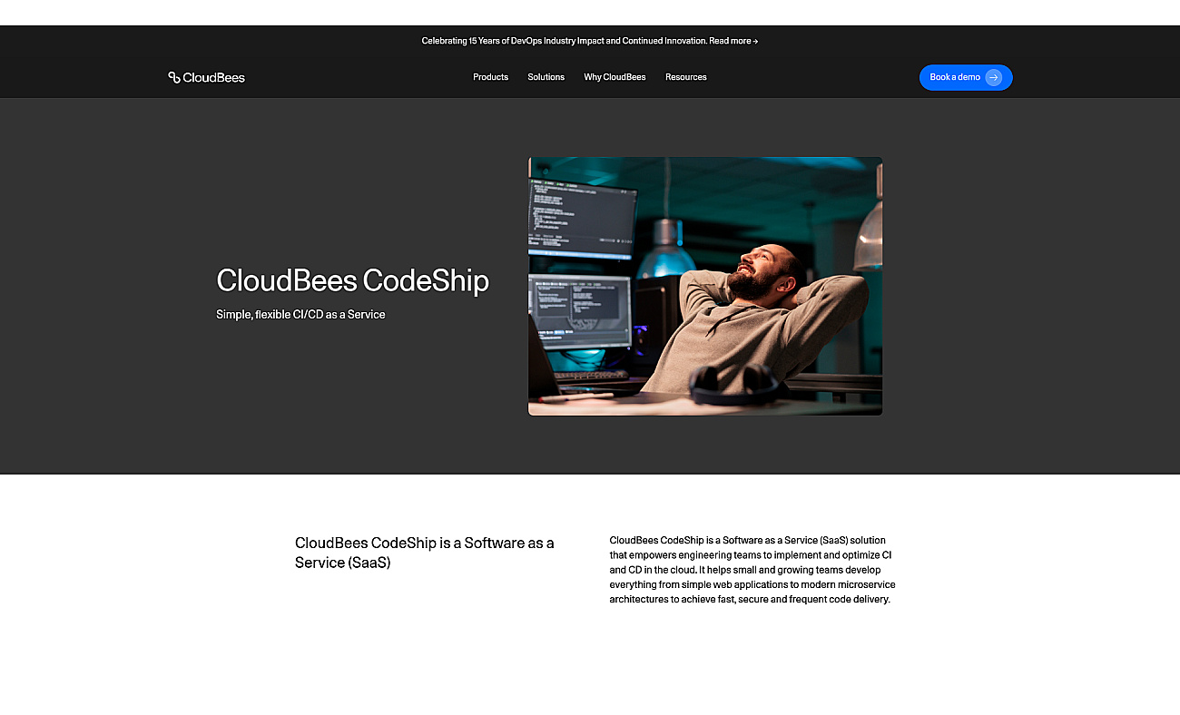 Codeship screenshot