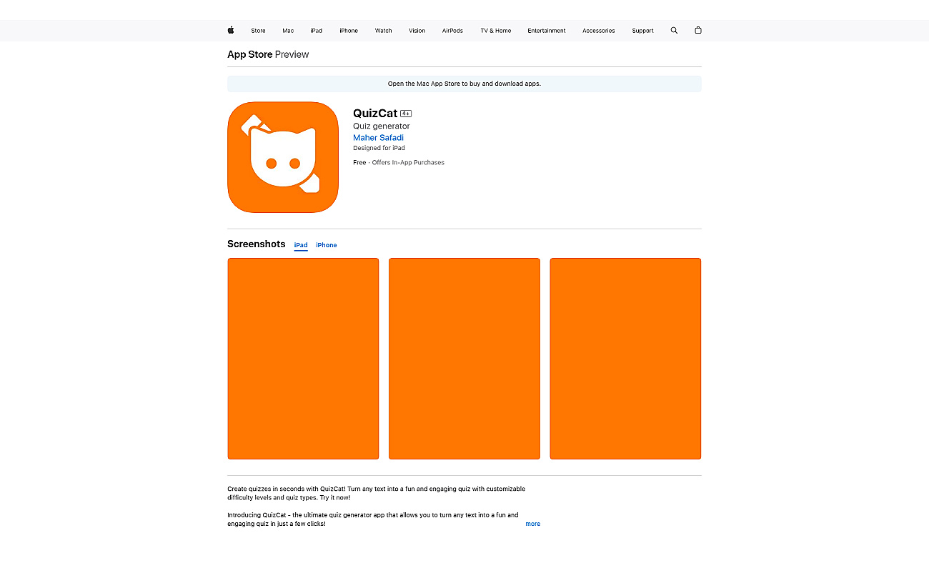 QuizCat screenshot