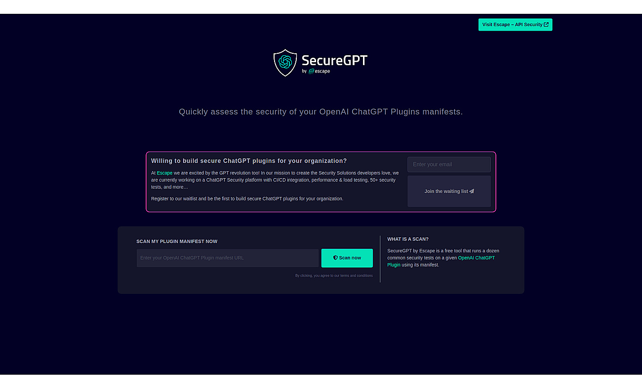 SecureGPT screenshot