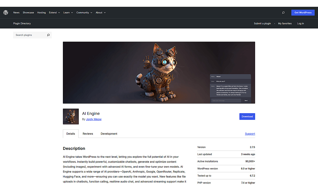 AIEngine Plugin screenshot