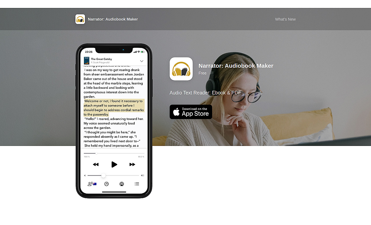 Narrator: Audiobook Maker screenshot