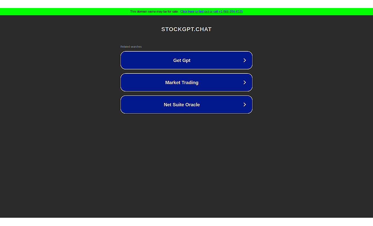StockGPT.chat screenshot