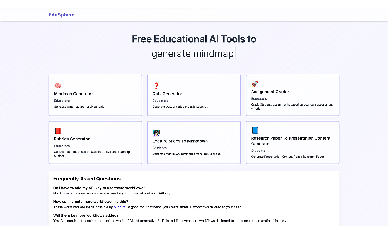 EduSphere screenshot