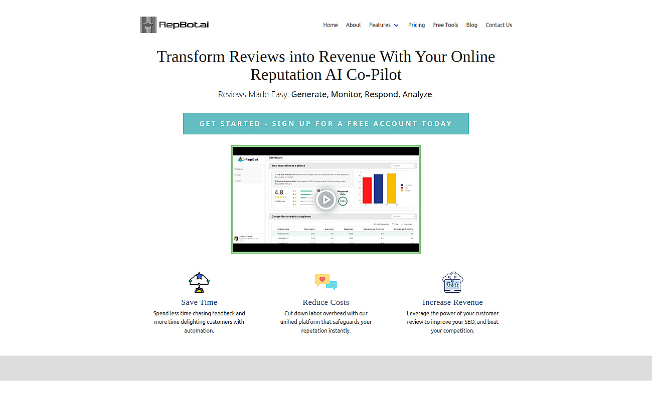 Repbot.ai screenshot