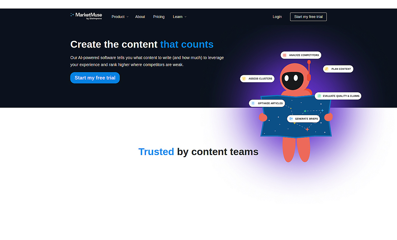 MarketMuse screenshot