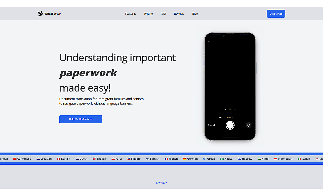 WhatLetter screenshot