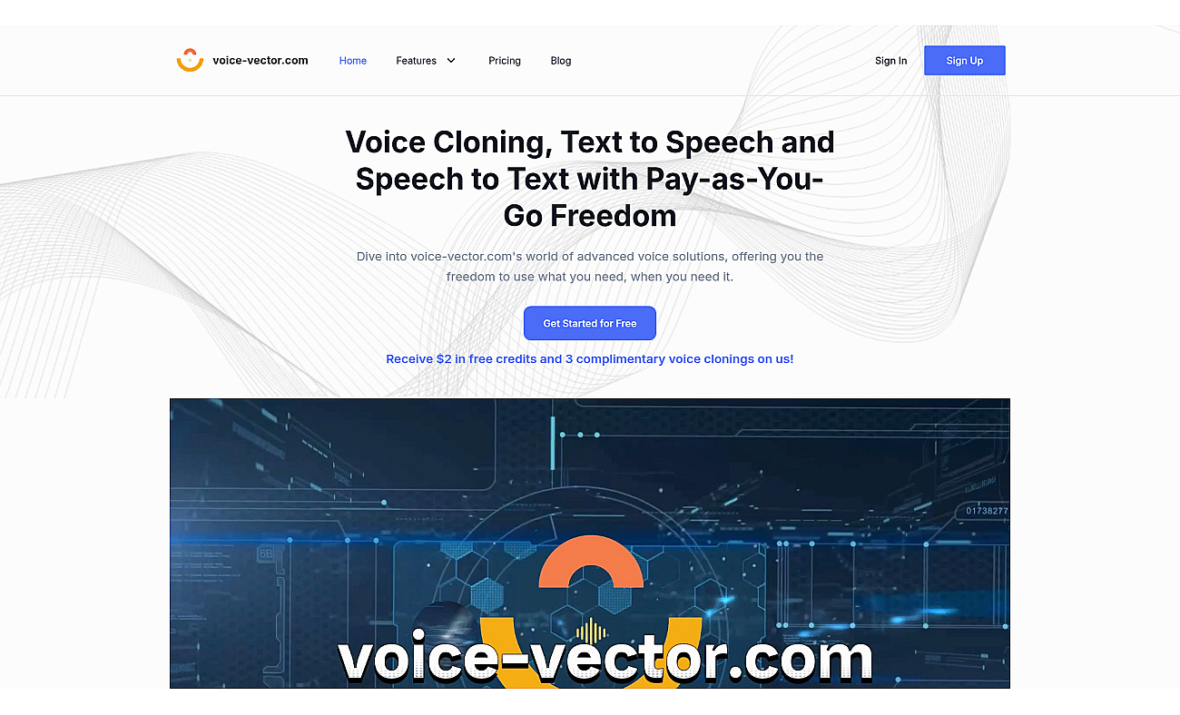 Voicevector screenshot