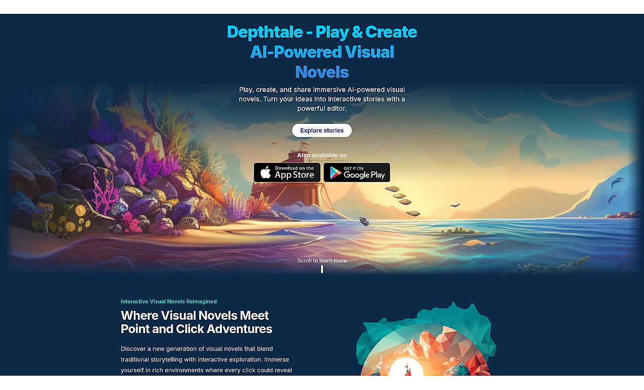 Depthtale screenshot