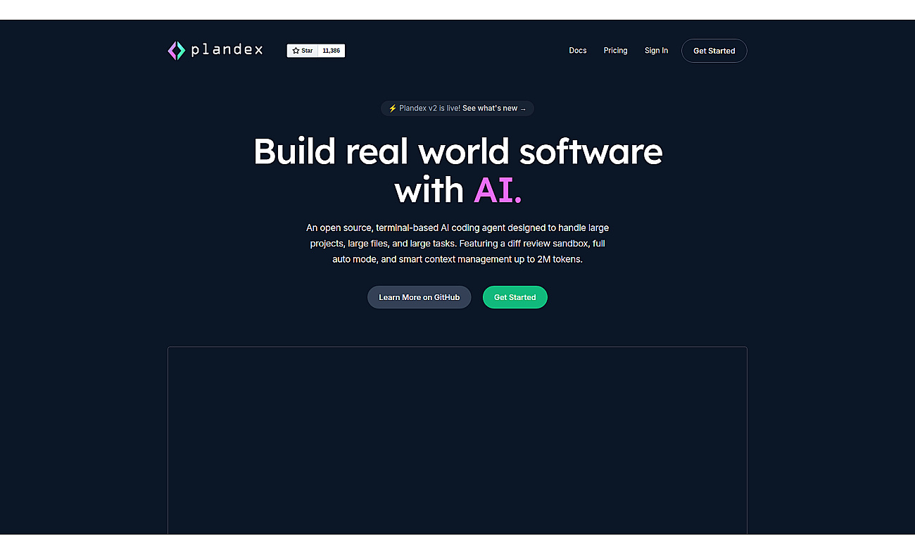 Plandex screenshot