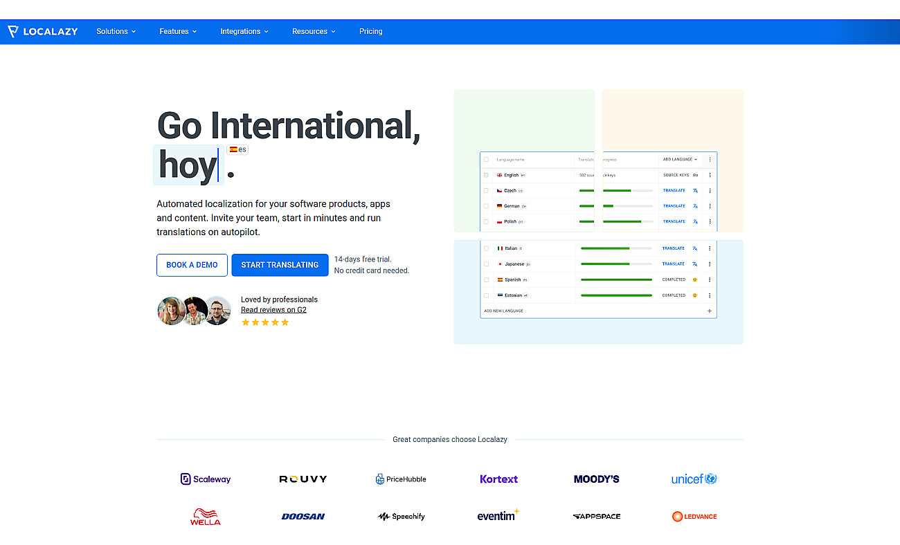 Localazy screenshot