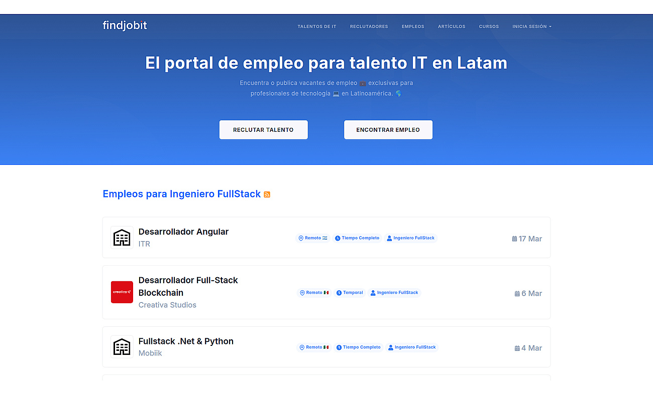 Findjobit screenshot