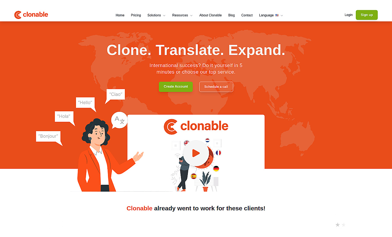 Clonable screenshot