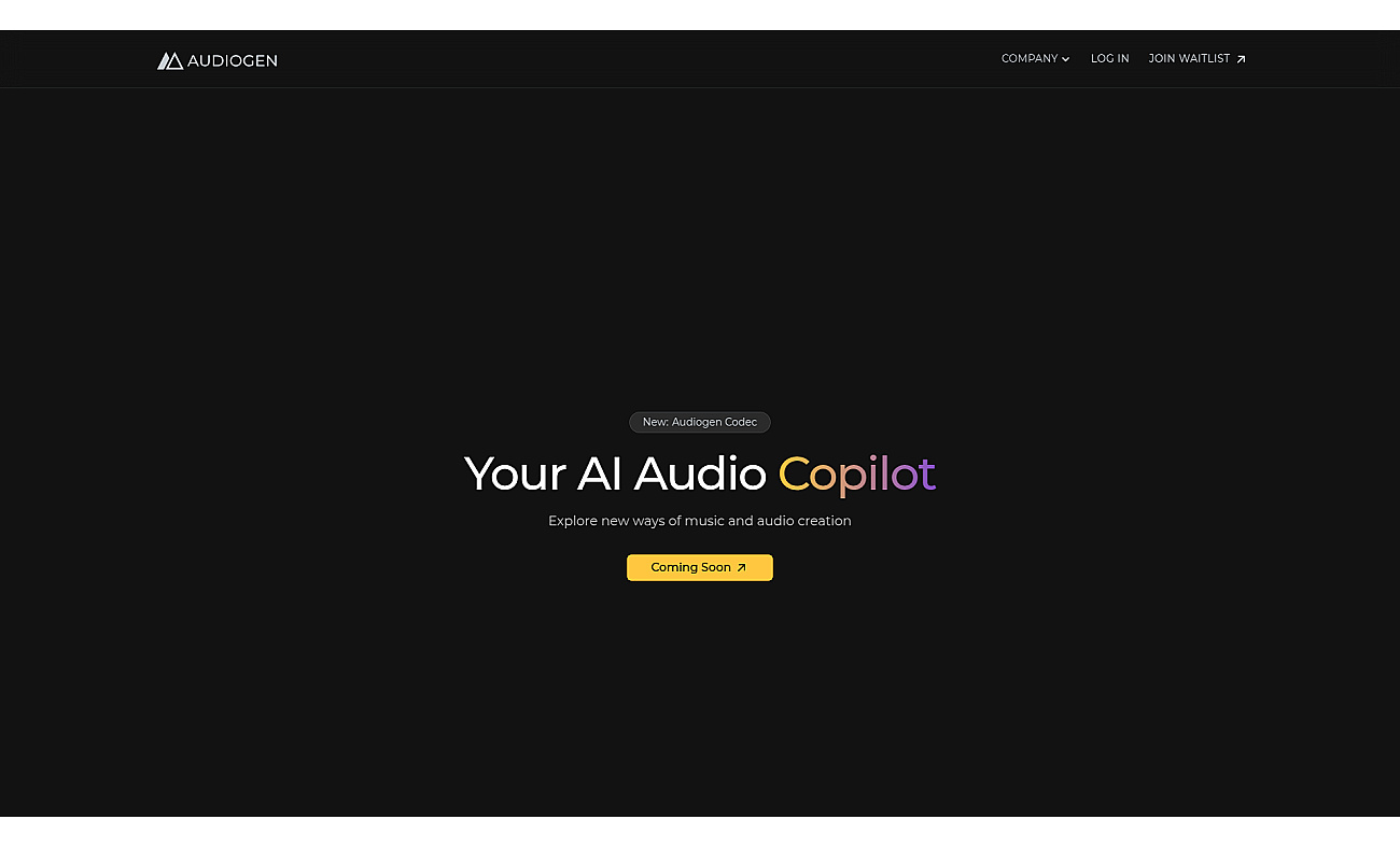 Audiogen screenshot