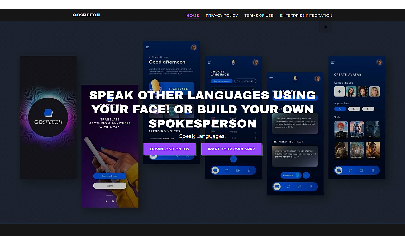GoSpeech screenshot