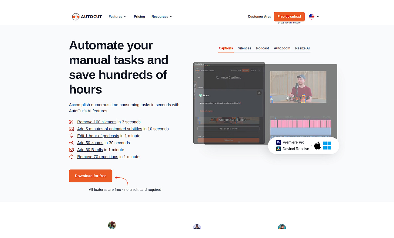 Autocut.com screenshot